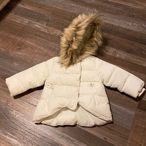SOLOCOTE 💋 Girls Winter Coats Hooded Sherpa Lined  Winter Jacket size 60 9-12m